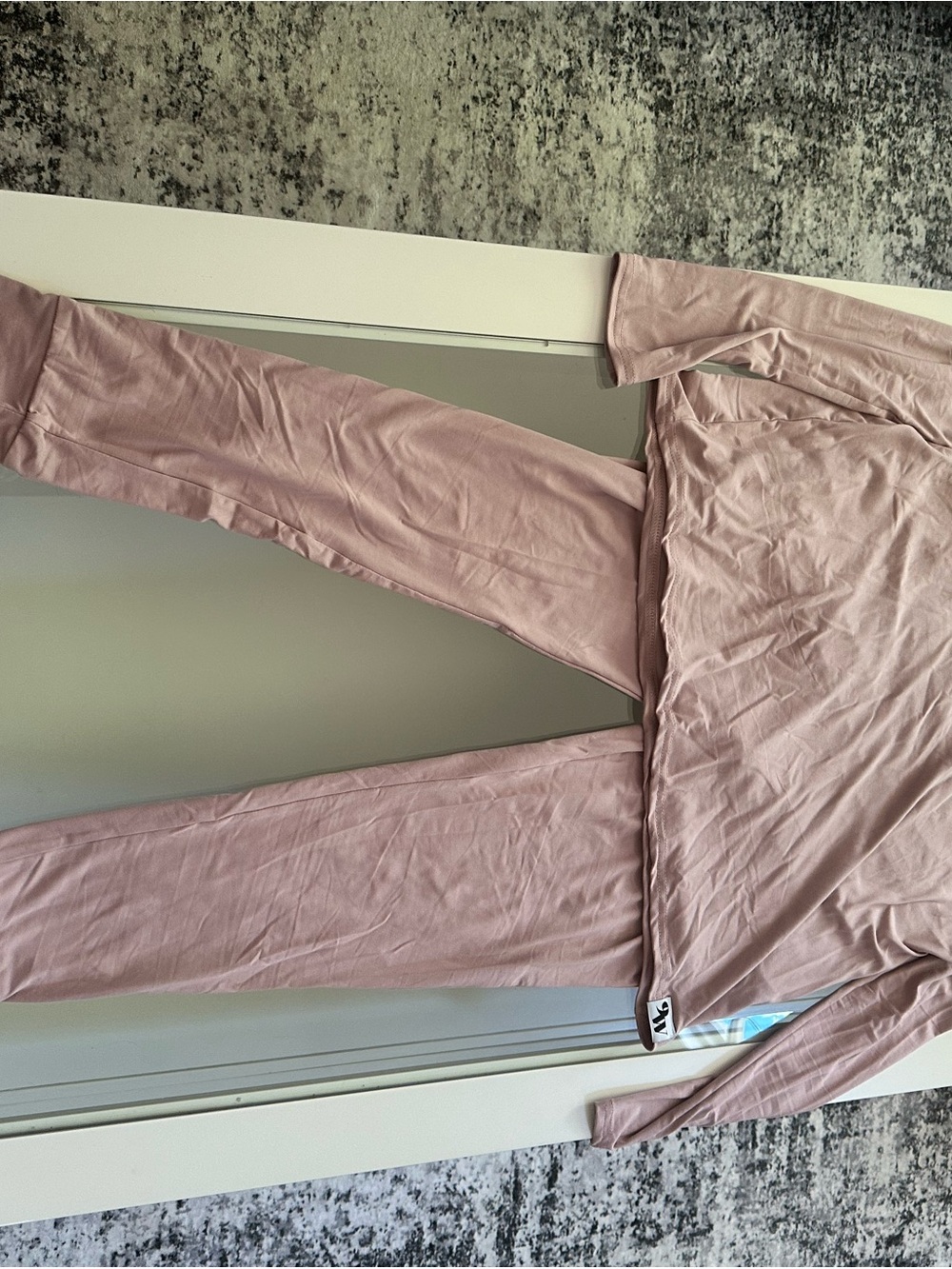 Nine West Dusty Pink Lounge Leggings & Top Set